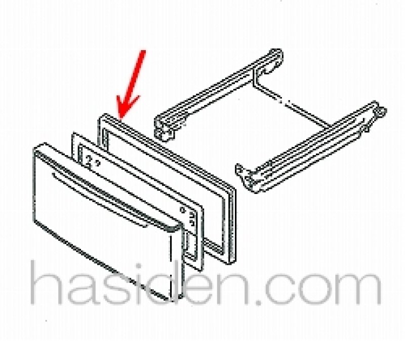 画像2: 冷蔵庫野菜室扉用パッキン (2)