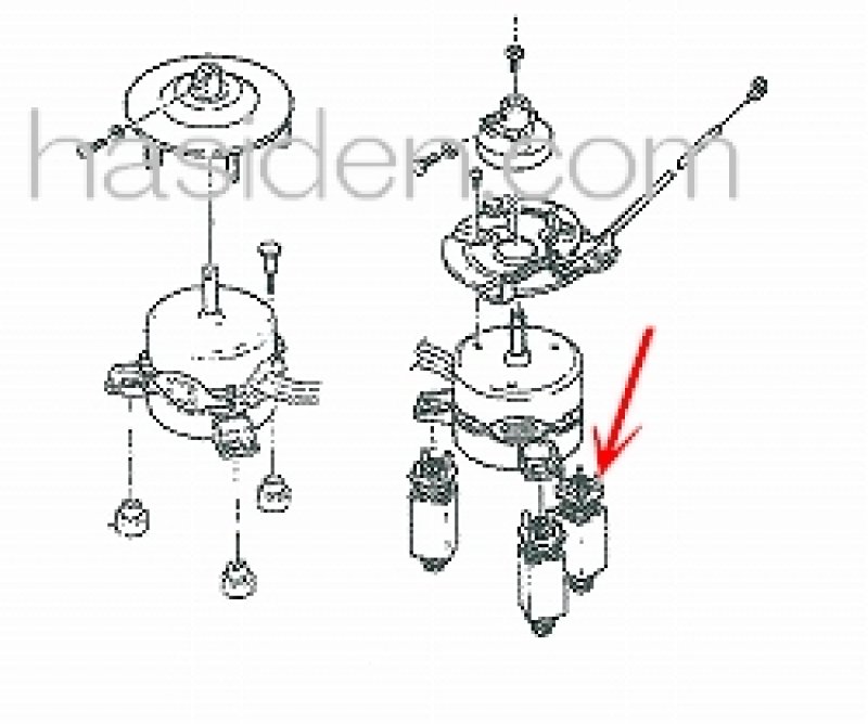 画像1: 日立洗濯機用防振ゴム (1)