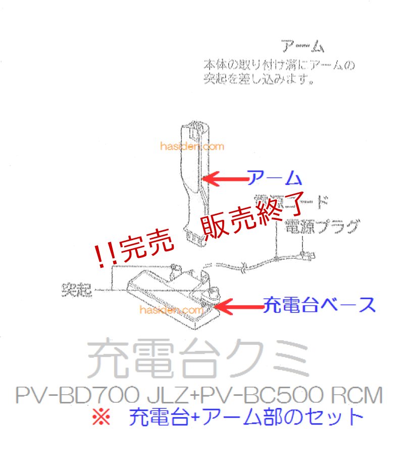 画像1: 日立掃除機用充電台 (1)