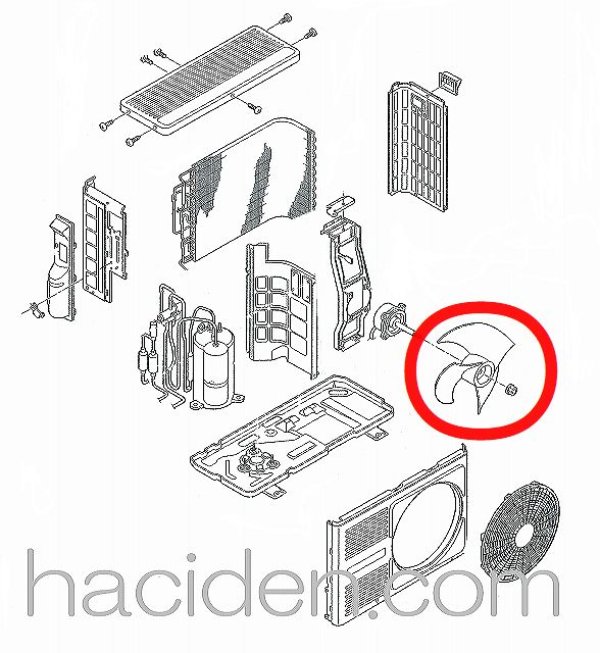 画像1: エアコン用ファン　フアン (1)