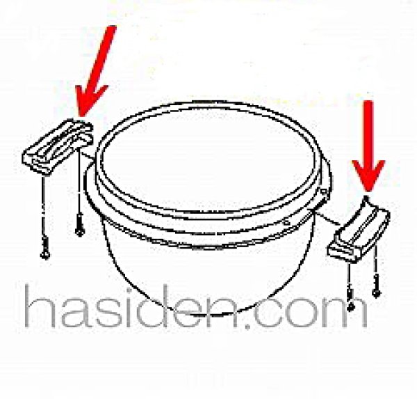 画像1: ジャー炊飯器用内釜用取っ手 (1)