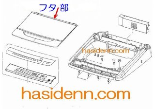HITACHI BW-10WV(W)フタ 洗濯機 生活家電 家電・スマホ・カメラ 大流行中！