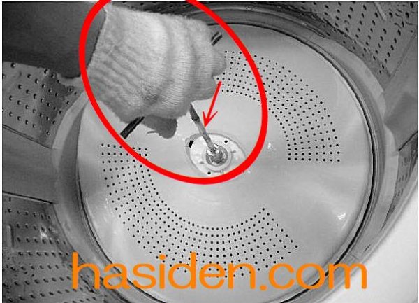画像1: 洗濯機用パルセーター（ハネ)外し治具 (1)