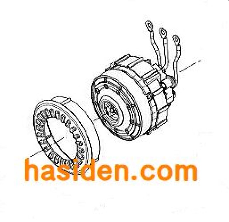画像2: 日立掃除機用モ－タ－ (2)