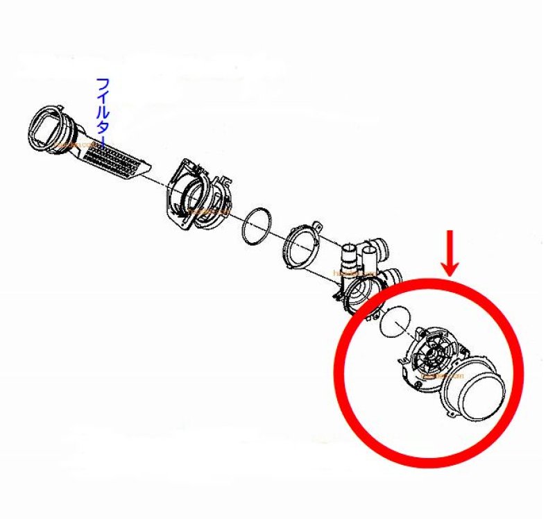 画像2: 洗濯機用ジユンカンポンプ用モ－タ－ (2)