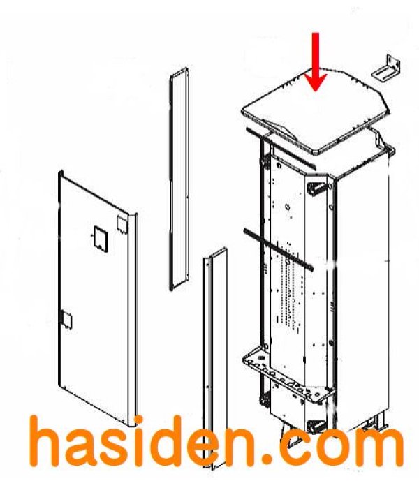 画像1: エコキュート用本体（タンク）カバ－（天板） (1)