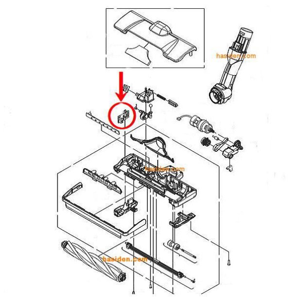 画像1: 日立掃除機用基板 (1)