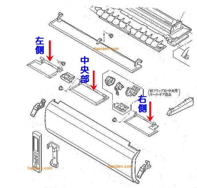 画像1: エアコン用風向板