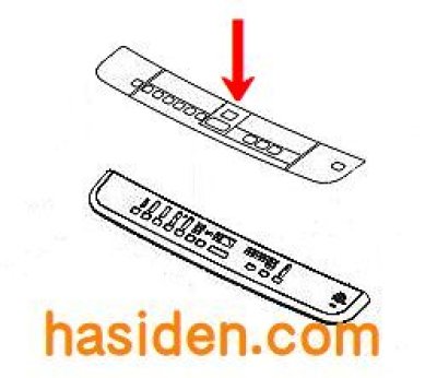 画像1: 日立洗濯機用・操作パネル