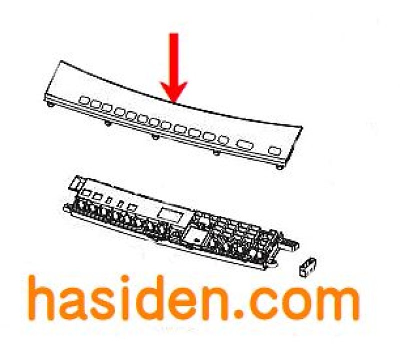 画像1: 日立洗濯機用・操作パネル (1)