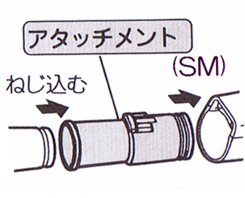 画像1: 日立掃除機用吸い口接続用アタッチメント (1)