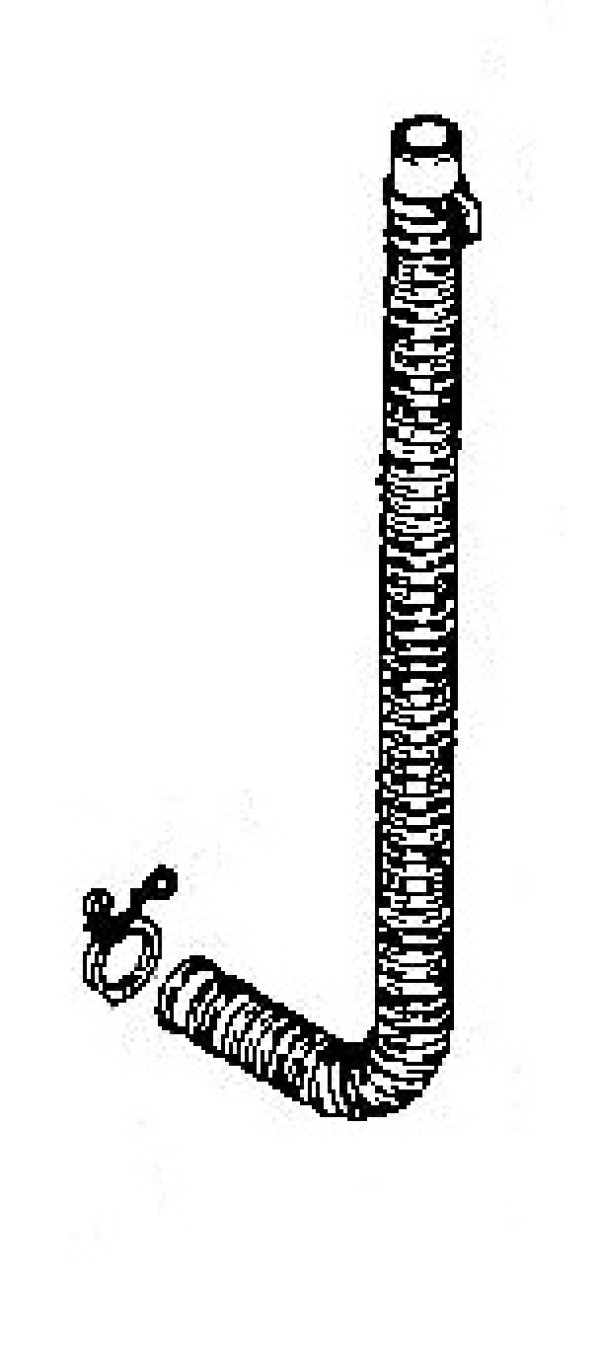 画像1: 日立洗濯機用排水ホ−ス (1)