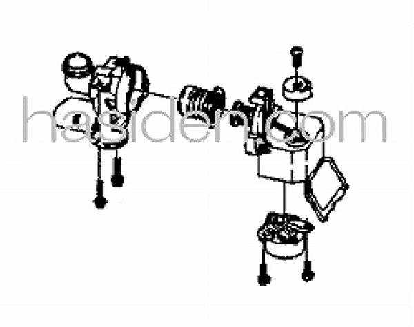 画像1: 日立洗濯機用排水弁 (1)