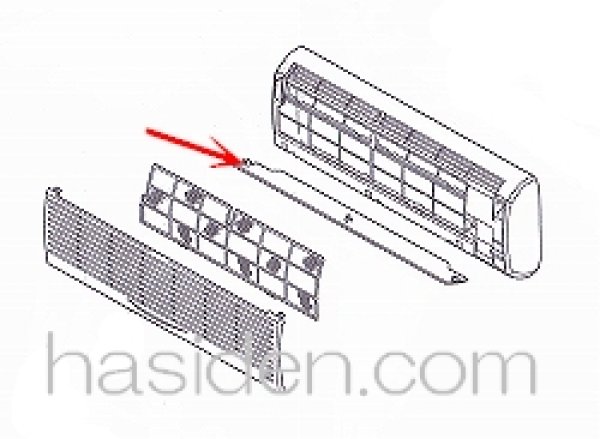 画像1: エアコン用風向板 (1)